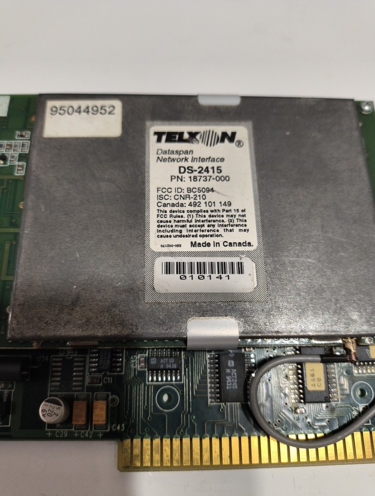 Telxon 900 Mhz Dataspan Network Interface 18737-000 DS-2415