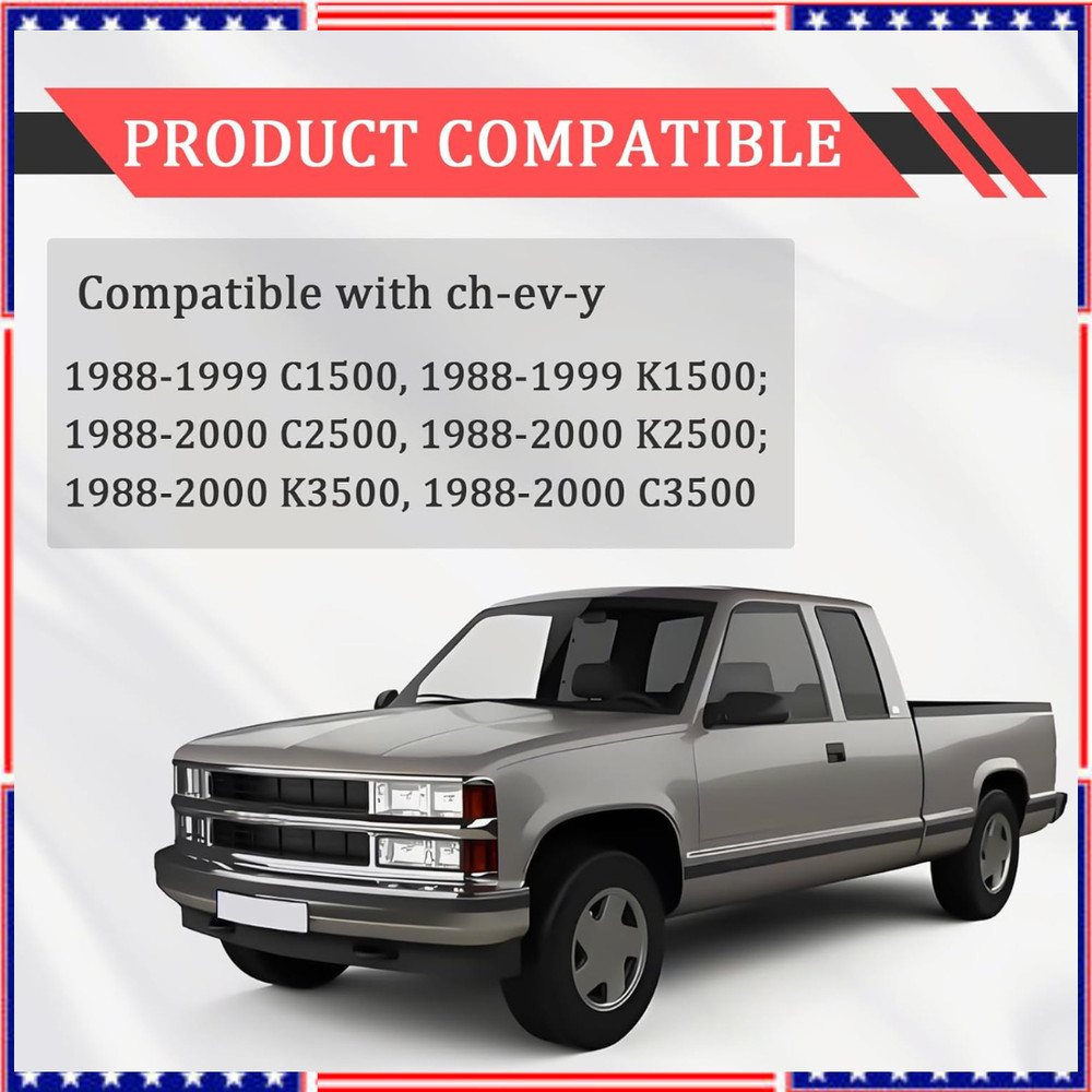 1988-2000 Chevy Pickup Black Outer Tailgate Handle Tail Gate Liftgate -