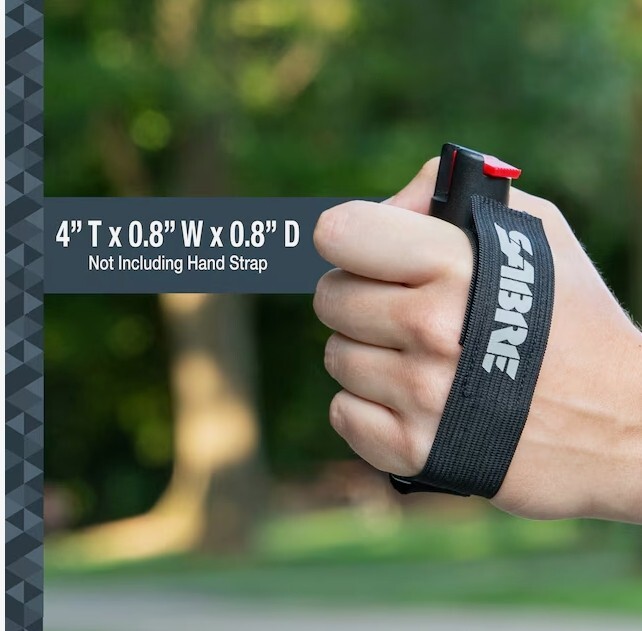 Sabre Runner Pepper Gel Black Adjustable Reflective Hand Strap NEW