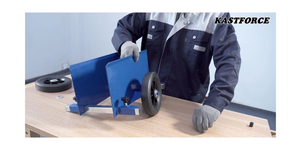 Panel Dolly, 600 Lbs Capacity, Drywall Mover with 8" Non-Flat Wheels, Adjusta...