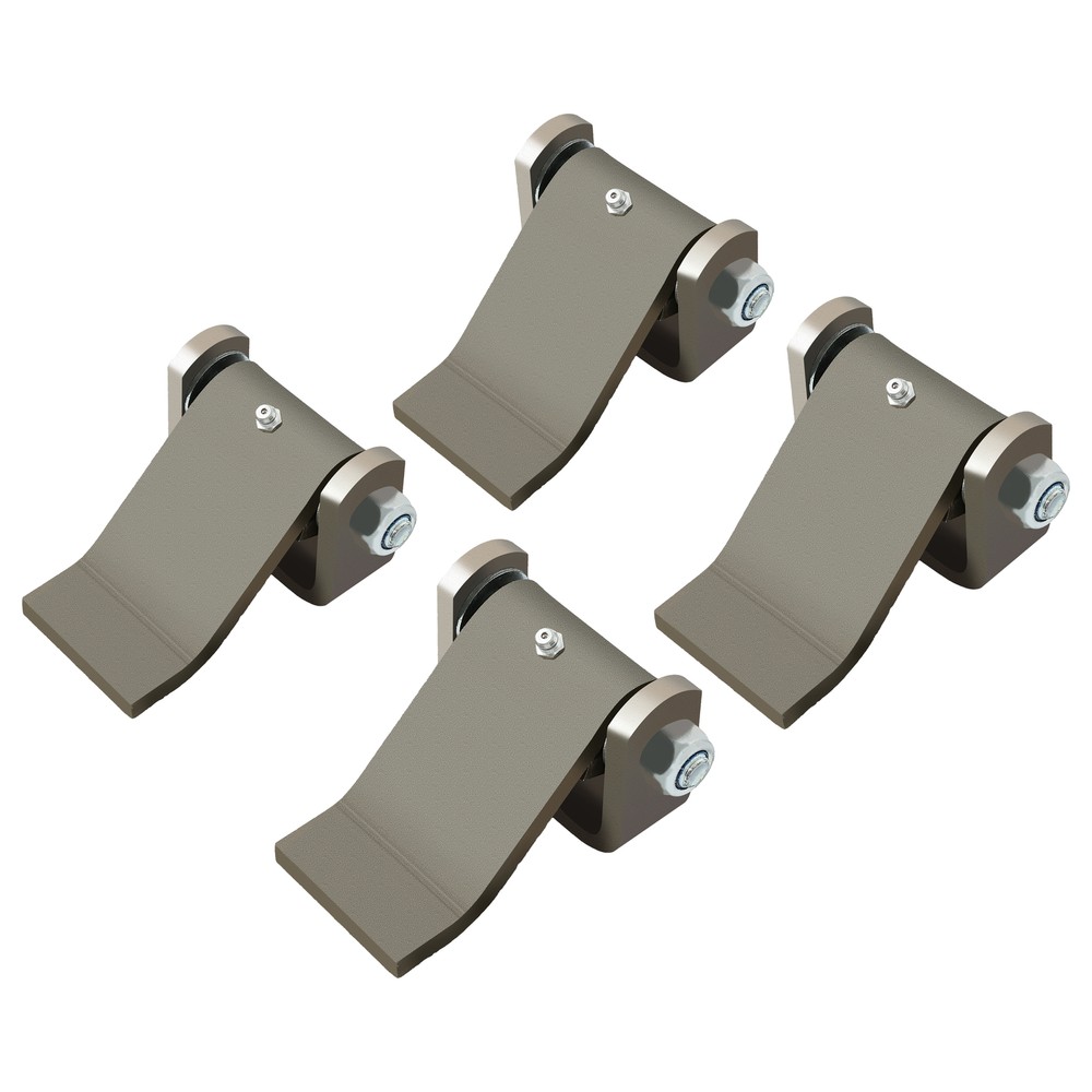 4 Short Leaf Door Hinge Greaseable Cargo Dump Trailer Truck Strap Style Gate