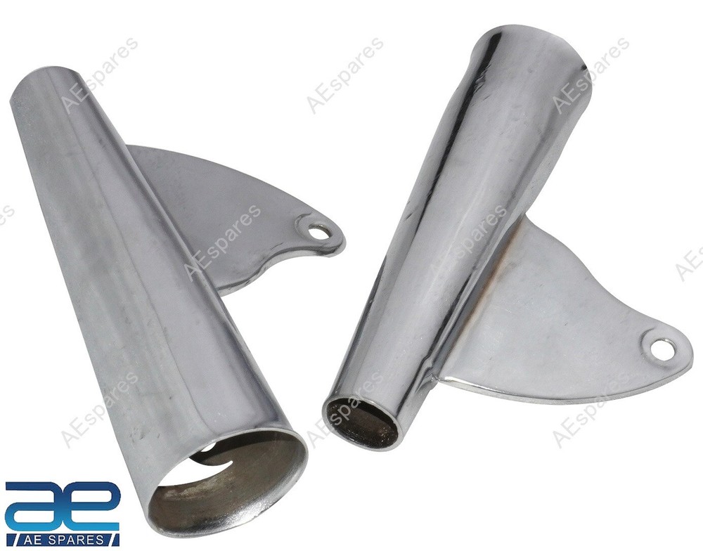 Chromed Front Fork Sleeves Fits For BSA A65 Thunderbolt Lighting 1968-1970 @US