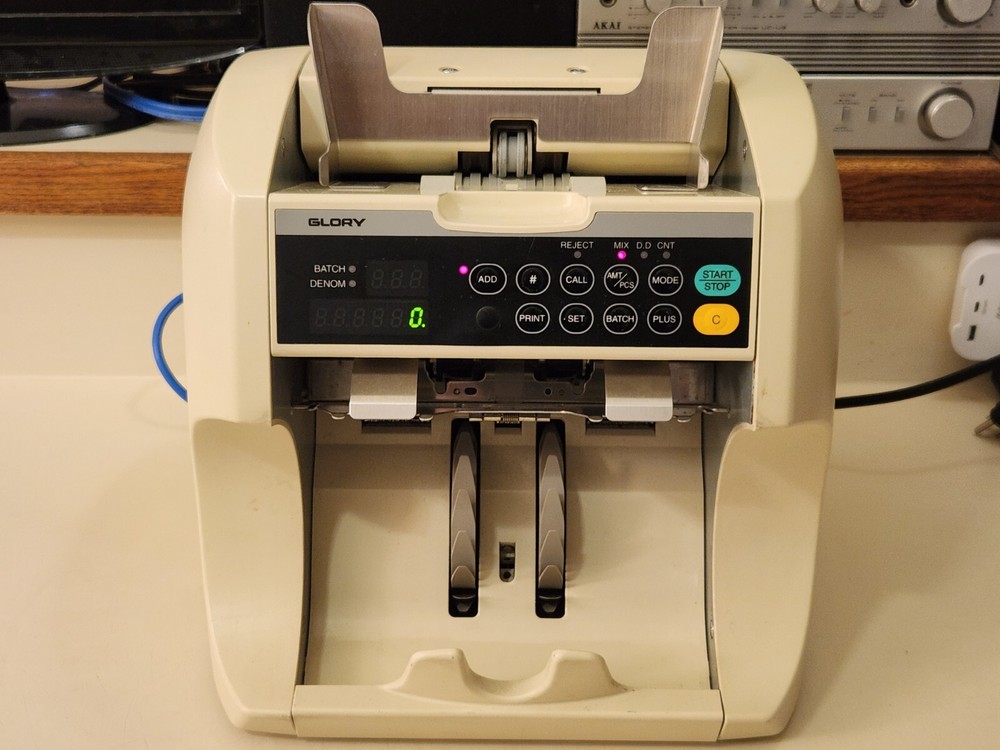 Glory GFR-S60 Mixed Bill Currency Counter/Sorter "NEEDS WORK"