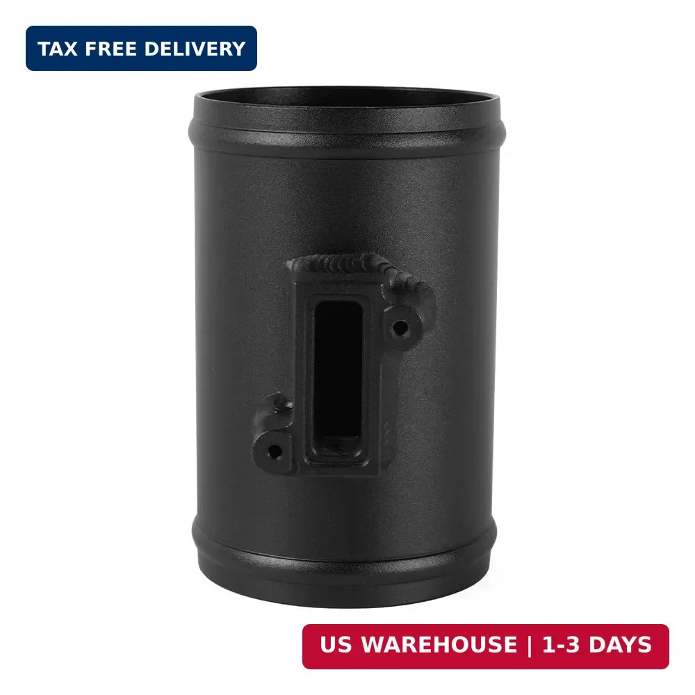 3" MAF Sensor Adapter Air Flow Meter Base Universal Intake Black