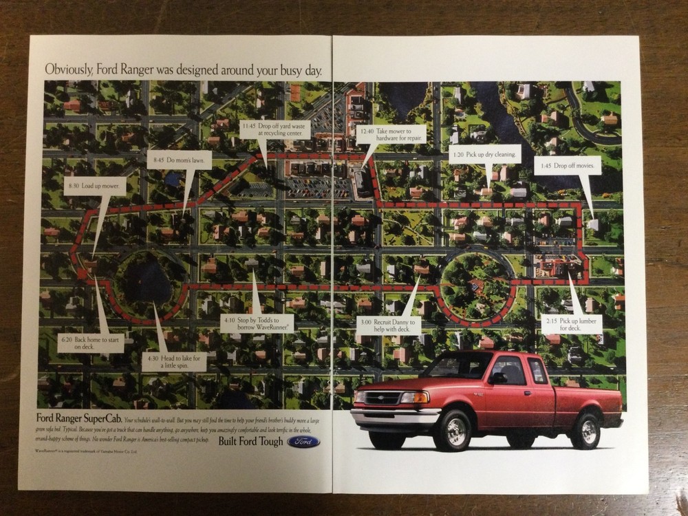 Misc 5476 Advertisement 1996 Ford Ranger SuperCab Pickup  August 1996 2  pg 2 pc