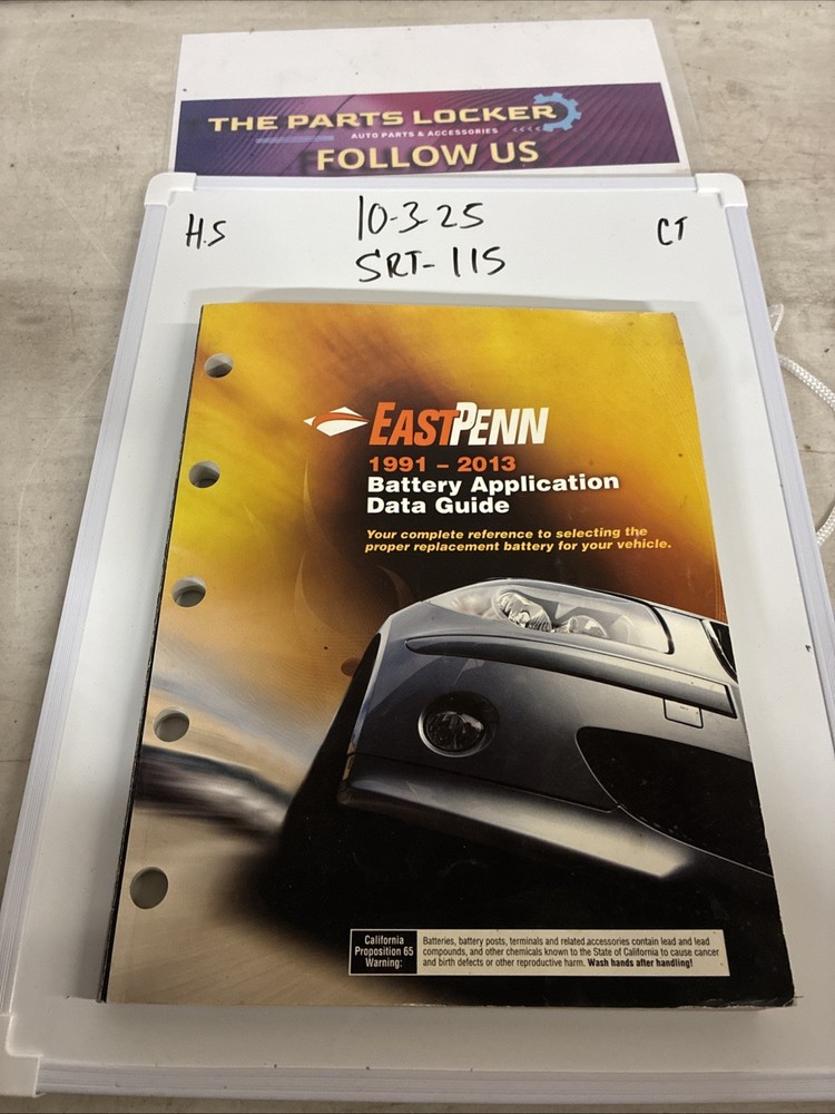 East Penn Battery Catalog 1991-2013 Volume Two