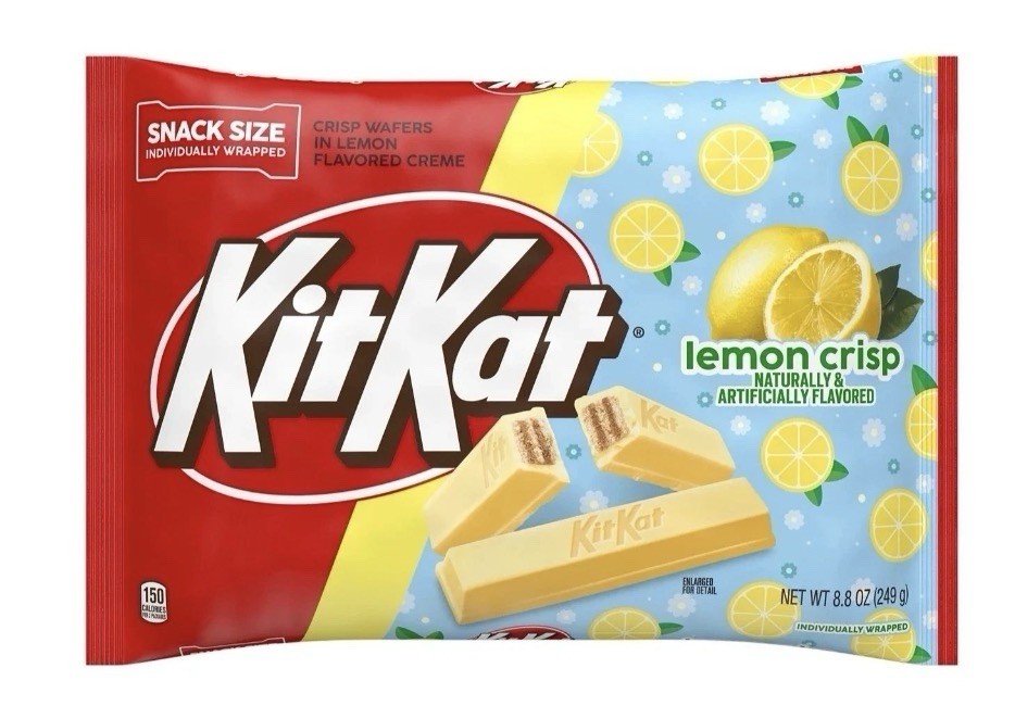 KIT KAT Lemon Crisp Wafer Easter Candy Snack Size Individually Wrapped 8.8oz Bag