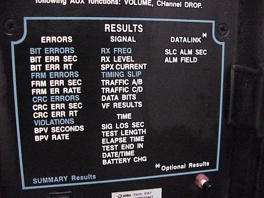T-BERD 107A, T-CARRIER ANALYZER-needs battery