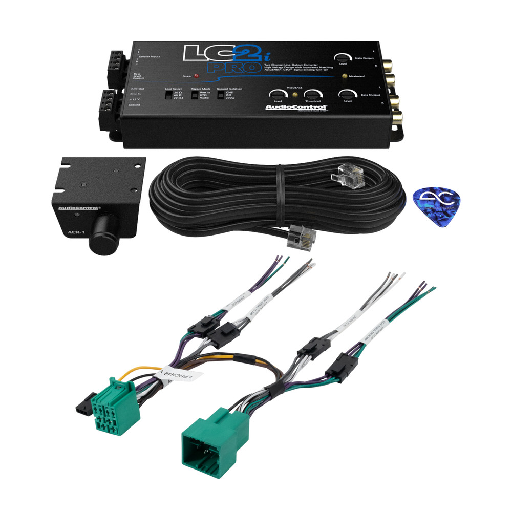 AudioControl LC2i PRO+LPHCH42 Amplifier Integration Solution for Dodge Jeep Ram