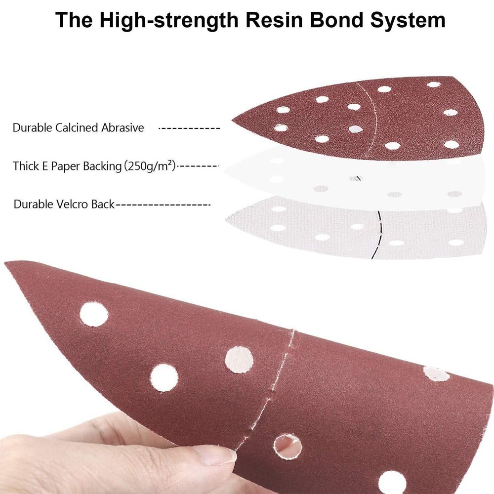 2pcs sanding discs for Parkside PMS 160 multi-sander sandpaper