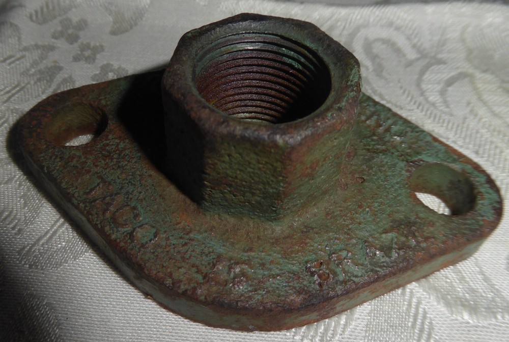Vintage Cast Iron Flange