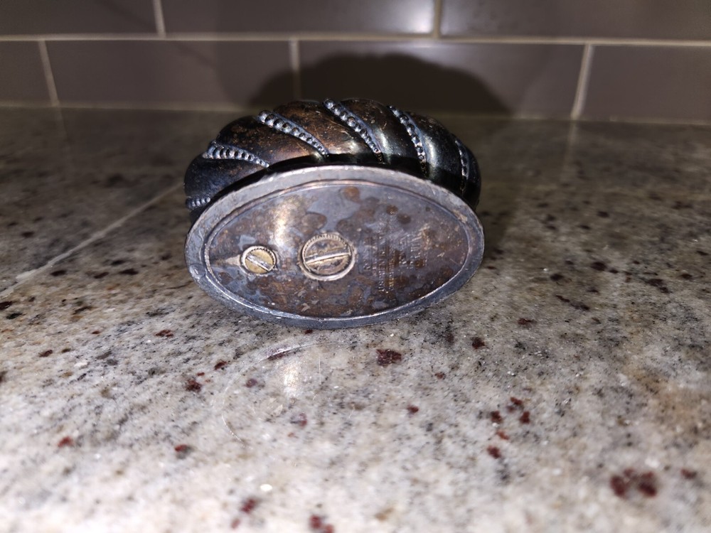 Vintage Ronson Crown Silver Plated Art Deco Table Lighter