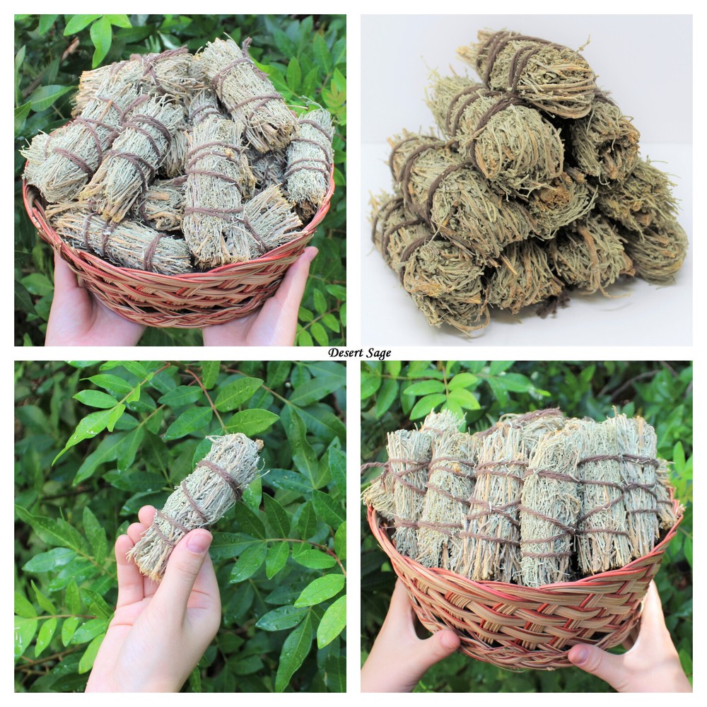 4 Smudge Stick SAMPLER: Black Sage, Blue Sage, White Sage & Desert Sage