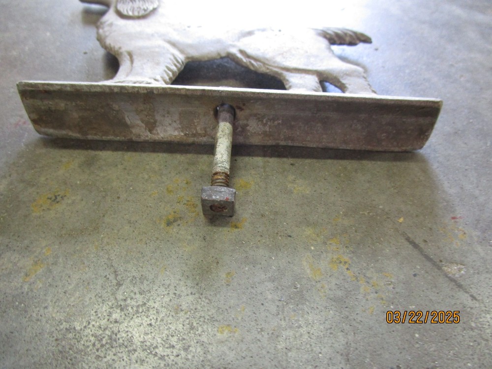 Vintage Aluminum Cocker Spaniel Mailbox or Gate Topper