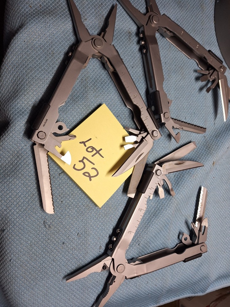 3 Silver GERBER Multiplier   Multi Tools   EXCELLENT    loc Gerber 52