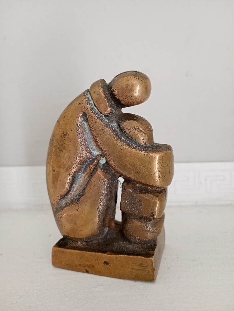 Bronze and Brass Stylized Sculpture