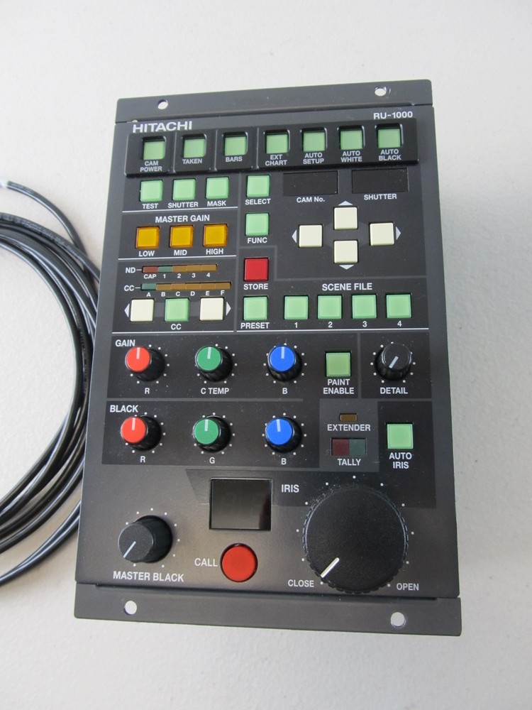 Hitachi RU-1000VR Remote Control Panel + C-012RC2 Cable