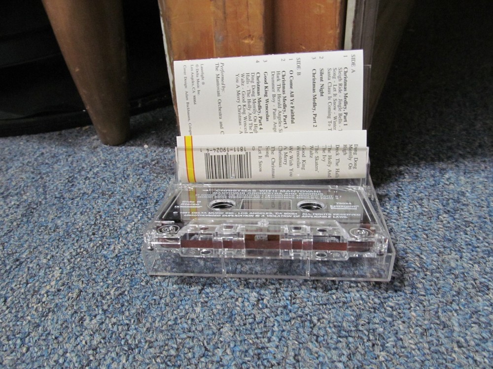 Laserlight - Christmas with Mantovani Cassette UNTESTED / AS-IS