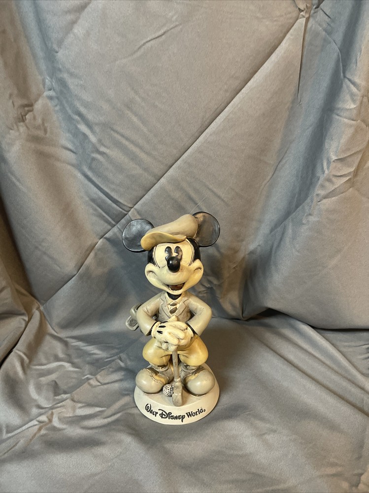 Vintage Disney World Mickey Mouse Golfer Bobblehead