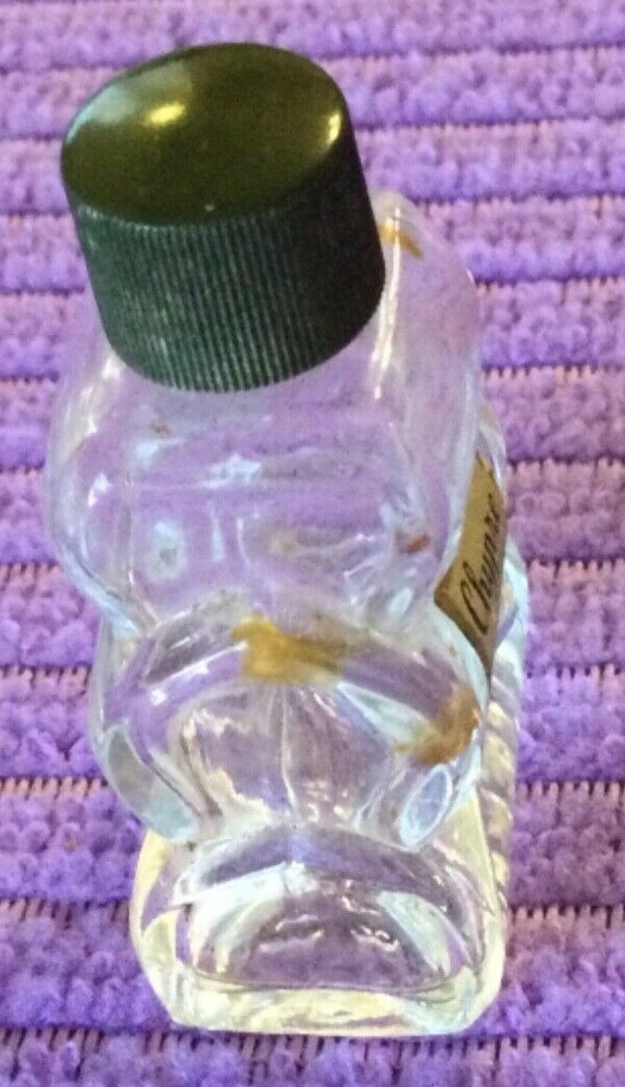 EMPTY Chypre Cardinal Distributor New York 2 Drams Cool Mini Shape & Nice Label