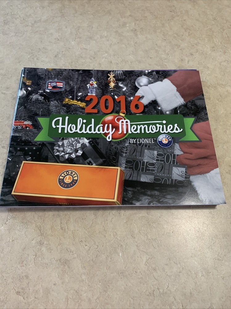 2016 LIONEL TRAIN 6 Catalog Lot Great Condition