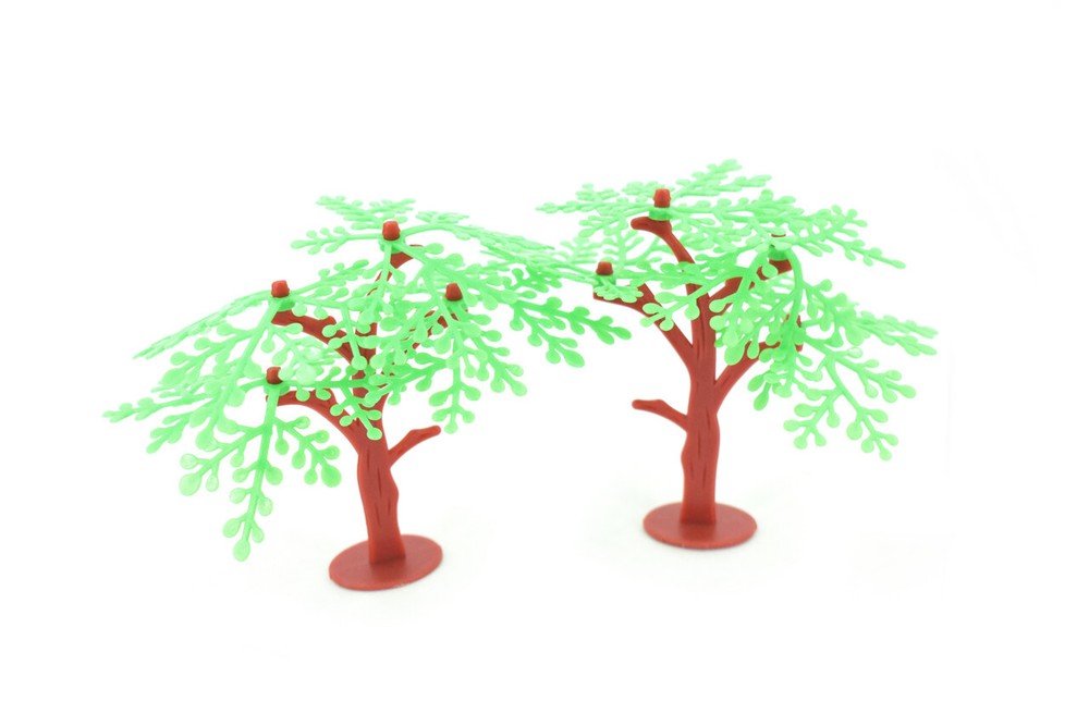 Tree Model 2 Pack, Educational Toy Realistic Model Figurine Replica 4" ABC09B263