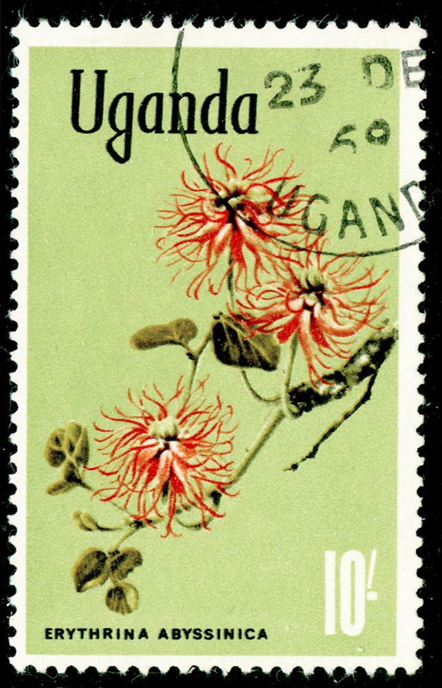 UGANDA SG144, 10s multicolured, FINE USED, CDS.