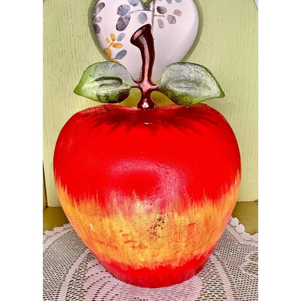 Cast Iron Apple Door Stop