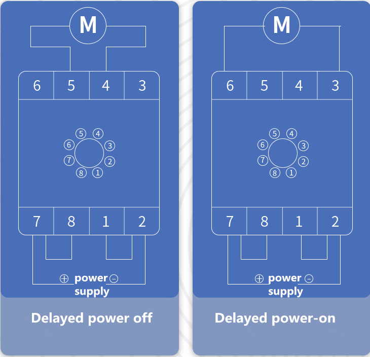 Time delay relay small power-off controller JSZ3A-A 24VDC 0.05-0.5s/5s/30s/3min