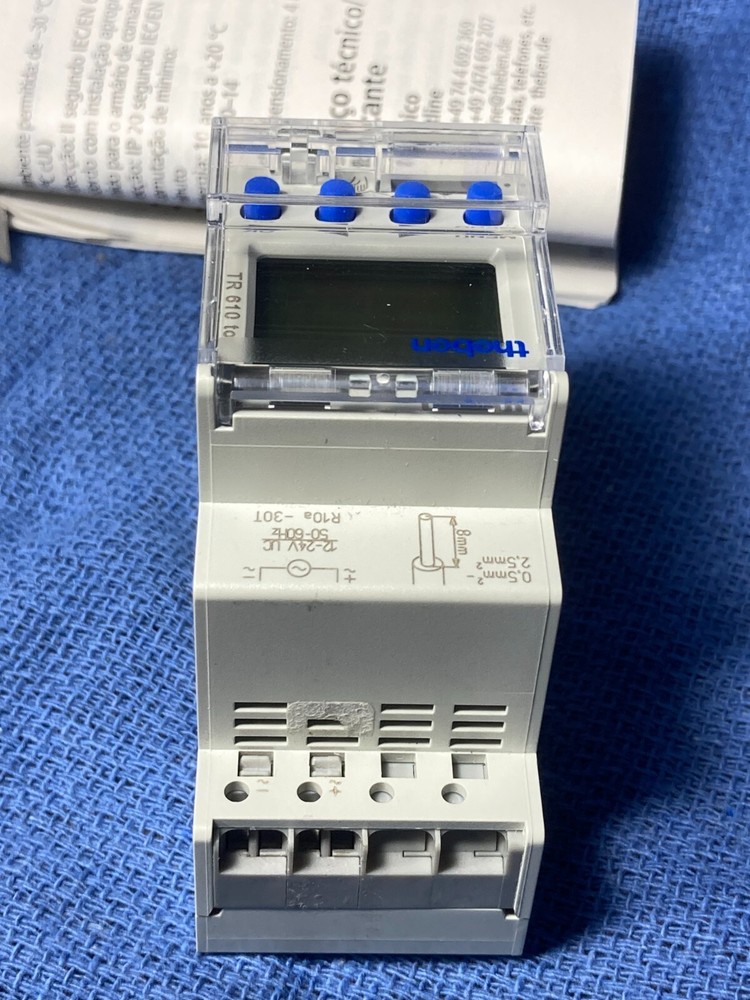 WEEKLY PROGRAM THEBEN 6104108 TIME SWITCH CLOCK OPERATED LIGHT CLIMATE SYSTEM