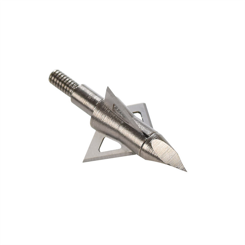 12PCS Archery Hunting Arrow Broadhead 100Grain 3 Sharp Blade Points Shooting