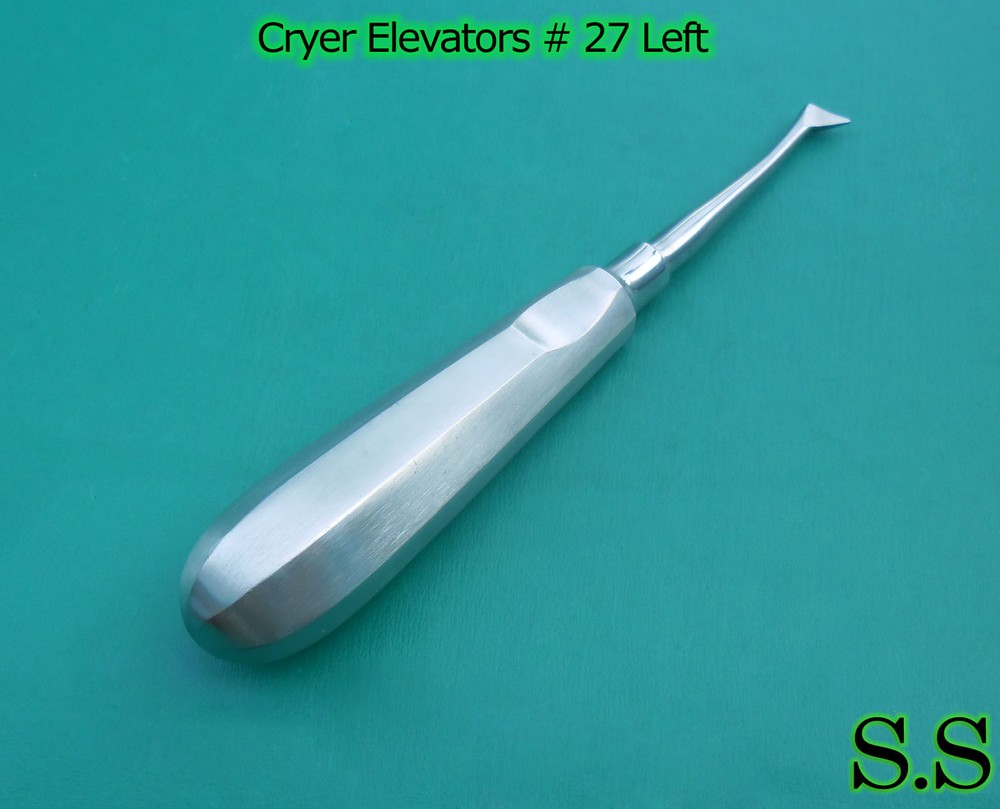 Cryer Elevators # 27 Left Tip Dental Instruments