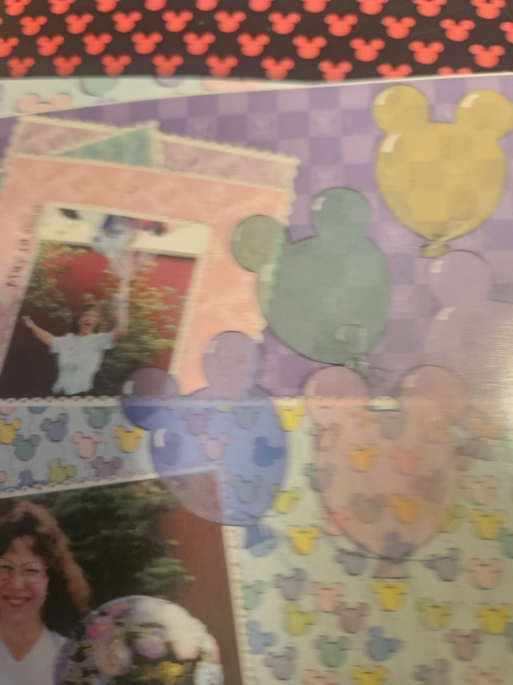 Paper Pizazz-Mickey Mouse-18 Patterned Sheets-11 3/4"x12" Pull Out Pages ect