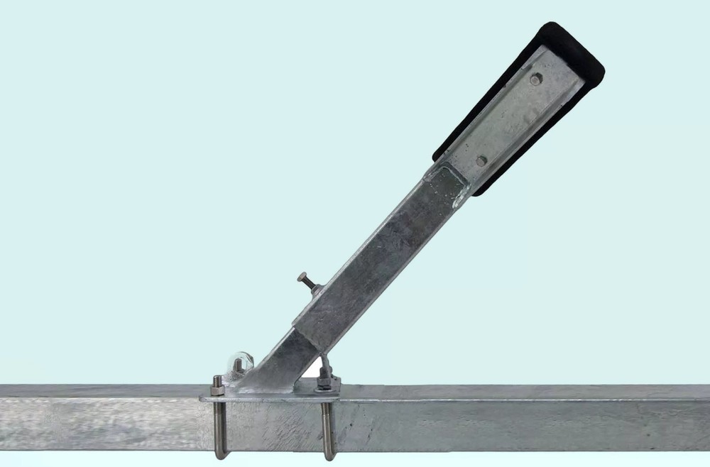 Bow Rest Catcher Assembly for Boat Trailer Adjustable Galvanized Post Carpeted