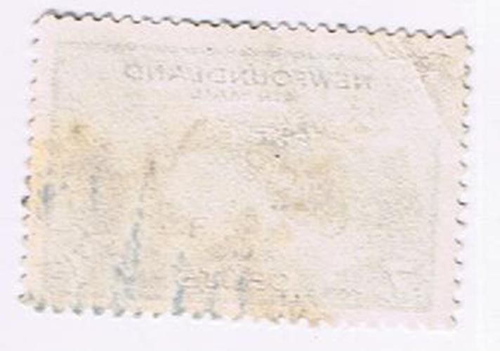 Stamp Newfoundland Canada #C19 7 Cent Blue Air Mail Used