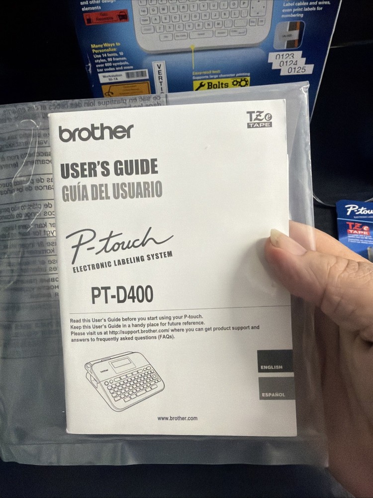 Brother PT-D400AD Desktop Label Maker Used Tested Works