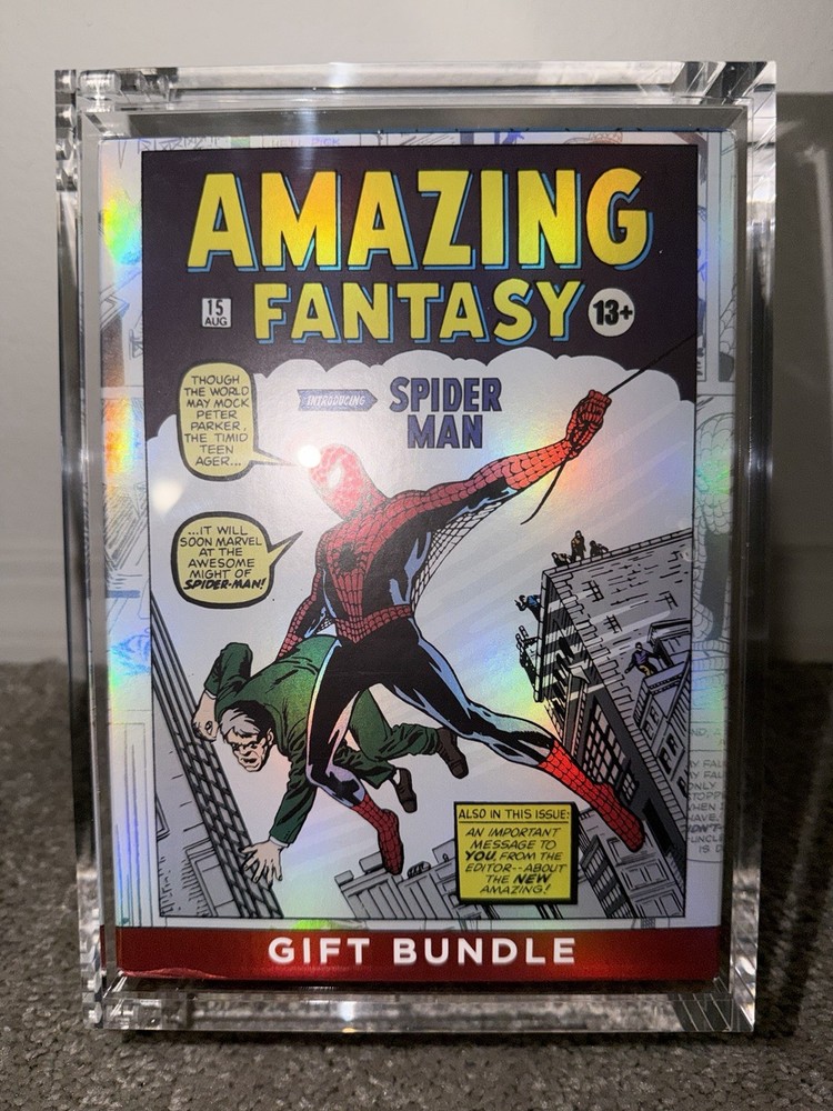 Magic MTG Spider-Man Spiderman Gift Bundle Luxurious Acrylic Protection Case