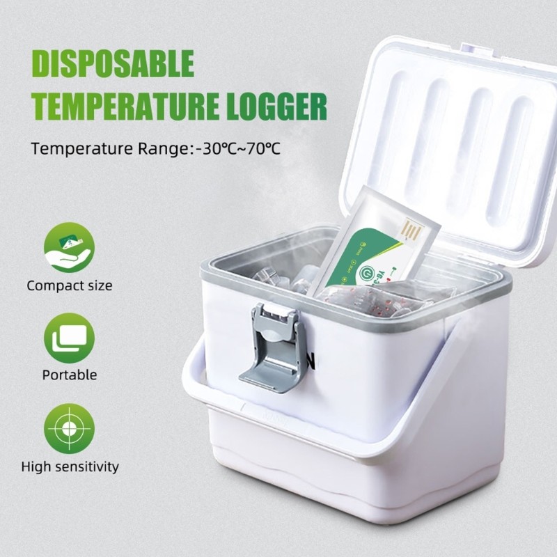 Single Use Automated Temperature Documentation System Featuring USB Connection