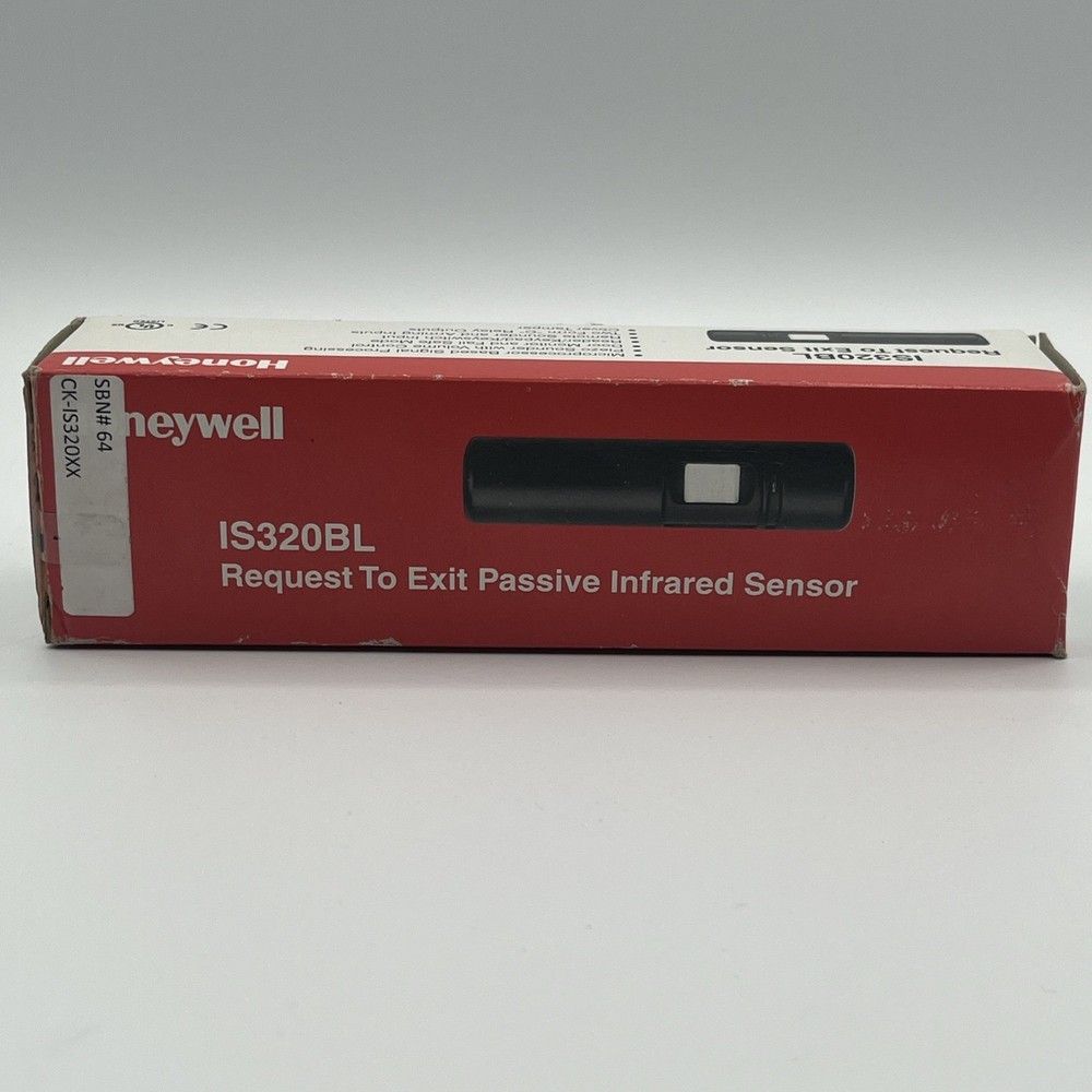 NEW!! Honeywell RTE Request To Exit Passive Infrared Sensor Black - IS320BL
