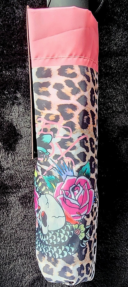 ED HARDY COMPACT UMBRELLAS