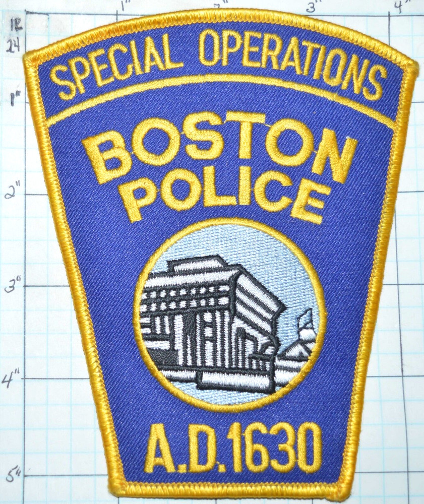 MASSACHUSETTS, BOSTON POLICE DEPT SPECIAL OPERATIONS PATCH