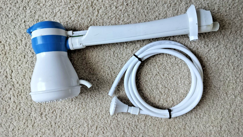 Electric Shower Head Tankless Instant Hot Water Heater 3 Temperature Adjustable