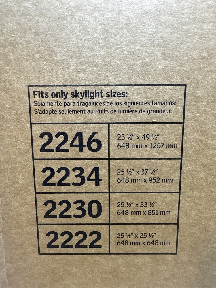 VELUX ‎ECL 2246 Skylight Step Flashing Kit Curb Mounted w/Adhesive((E-5))