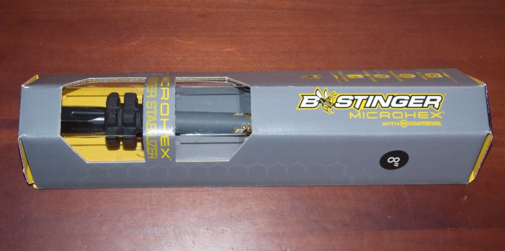Bee Stinger MicroHex 8" Stabilizer in Grey Finish- B Stinger