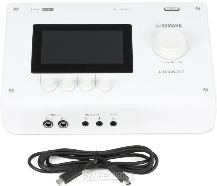 Yamaha URX22 USB-C Audio Interface - White