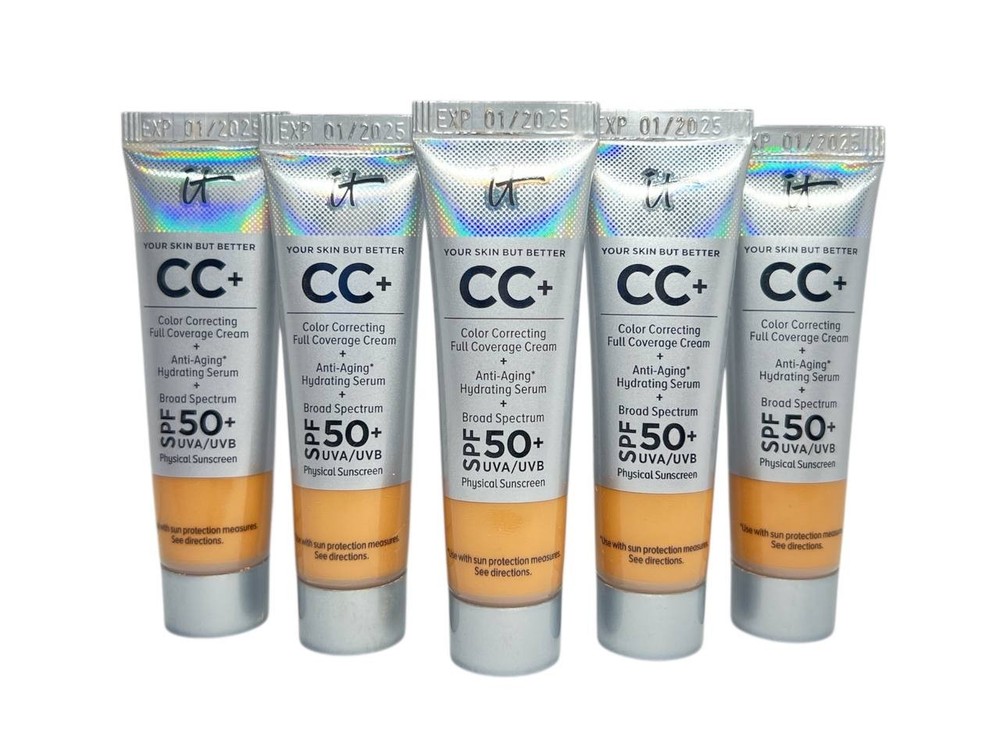 IT Cosmetics Your Skin But Better CC Full Coverage Cream SPF50 Medium New in Box