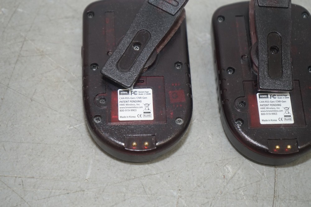 ^ Lot 4x HME Microframe Nexus Pagers #X5351