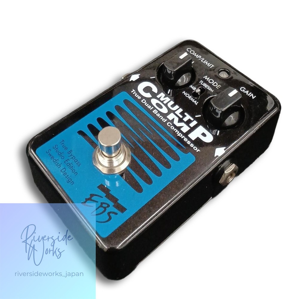 EBS Multicomp Compressor Effects Pedal for Bass Guitar