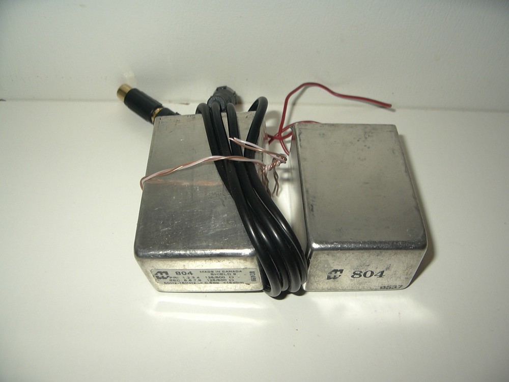 2 Hammond 804 Audio Transformers