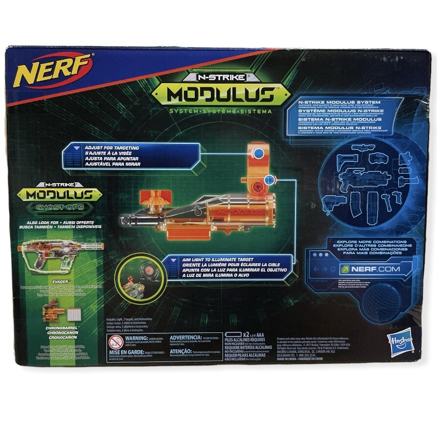 Nerf Modulus Ghost Ops Reflective Targeting Kit Hasbro NEW